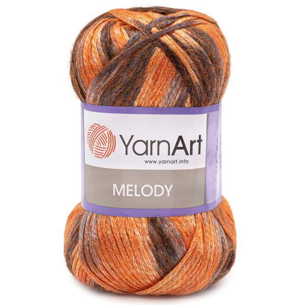 Пряжа YarnArt (ЯрнАрт) Melody / уп.5 мот. по 100 г, 230м, 910 секционный