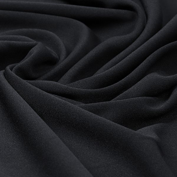 Ткань подкладочная трикотажная 115 г/м², 150 см / 10 метров, TBY.Pod.4009.10, цв.черный