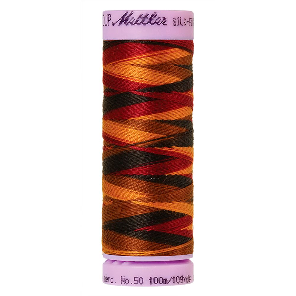 Нитки хлопковые отделочные Mettler Silk-Finish multi Cotton 50, 100 м, 9863, 5 катушек