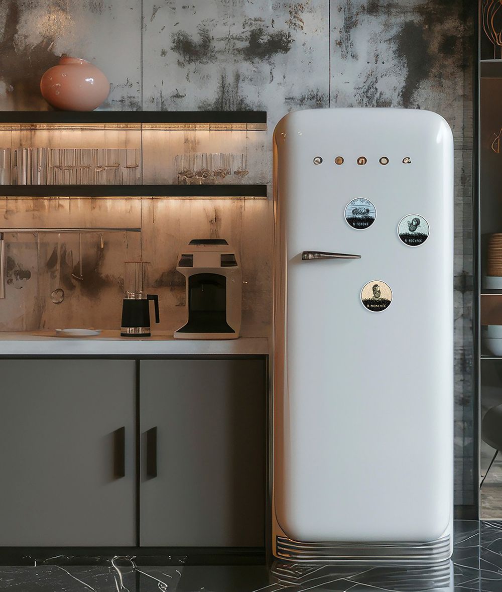 Кристальная (алмазная) мозаика Фрея CMF-ALVM-302, набор магнитов, Философия Ёжика, 8.5х8.5 см