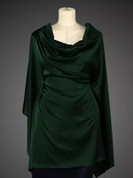 Шелк Армани 90 г/м², 150 см / 2 метра, арт.Arm-133-2 цв.133 т.зеленый