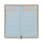 Органайзер для спиц и крючков кожзаменитель 43х21х2 см, 04 голубой, Gamma OGN-04