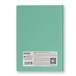 Артбук (скетчбук), матовая ламинация, блок белый, 7Бц, A5 100 г/м², сшивка 104 л. 4 шт, Спокойствие, зелёный 01632, Светоч А237