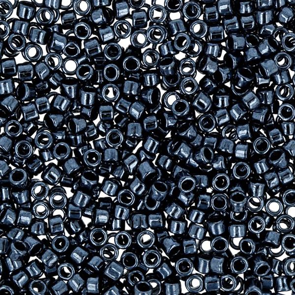 Бисер Toho 11/0 Treasure 1 (1.6 мм), 25 г (5х5 г), 0081 т.серый