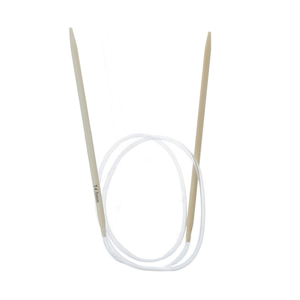 Спицы круговые бамбук ⌀4,5 мм, 80 см, Gamma BC1