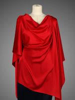 Шелк Армани 90 г/м², 150 см / 2 метра, TBYArm-109.2, цв.109 красный