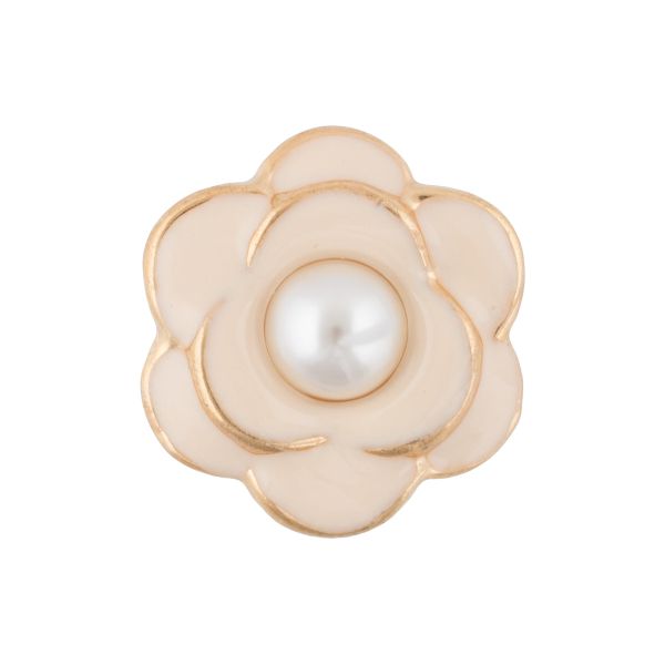 Пуговицы металл 15 мм, 6 шт, 291 бежевый, Blitz MB 0278