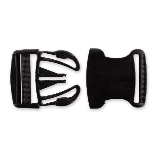 Фастекс (пряжка трезубец) пластик 38 мм, 100 шт, черный, Gamma SB04