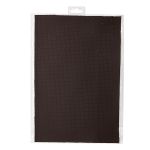 Кожа перфорированная искусств. 20х30см. 0,85 мм, в уп/2 шт, 24878 шоколад