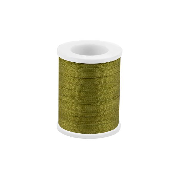 Лента (тесьма) шелковая 2.0 мм / 45.5±0.5 метров, №216 светло-зеленый, Gamma SR-2