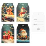 Набор бирок для подарков 6.5х9.5 см, 20 шт, 03, Stilerra GPST-04