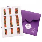 Набор чулочных спиц для вязания длиной 20см5 Knit Pro Symfonie (2,5мм, 3мм, 3,5мм, 4мм, 4,5мм, 5мм), дерево, многоцветный, 6 видов, 2066