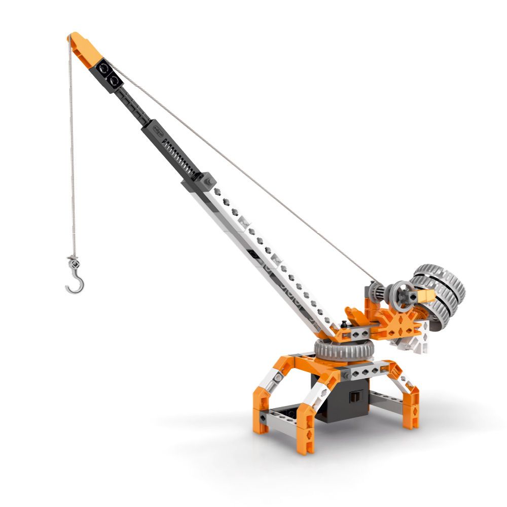 Конструктор пластиковый 50 моделей, с мотором 159 элемент, Поделкин PKE-07