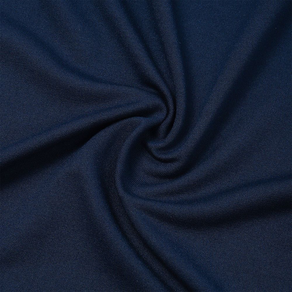 Футер 2-нитка петля поливискоза стрейч 220 г/м², 160 см / 3 метра, ФУТ2Х.TBY.ПЭ-ВИС.S196/S058.3, цв.S196/S058 т.синий