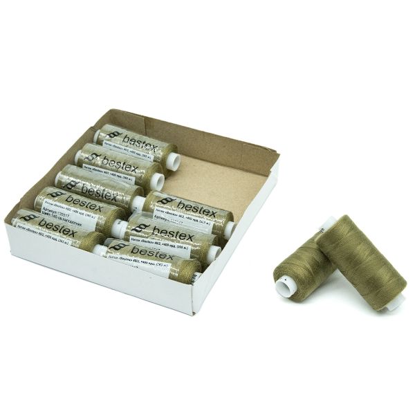 Нитки швейные бытовые Bestex 40/2, 365 м (400 ярд) / 10 кат., 145 светлый папоротник