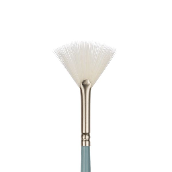 Кисть синтетика №04 веерная, 10 шт, длинная ручка, Vista-Artista 40135-04