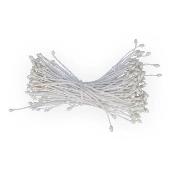 Тычинки для искусственных цветов Fiorico TIC/P-1 10х85 шт, белый/white
