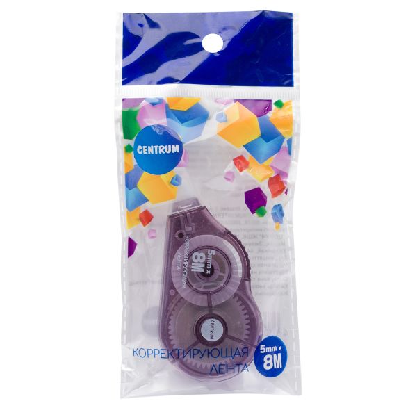 Корректор-лента 5мм х 8м, сиреневый, 80742