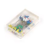 Булавки портновские для квилтинга "Бабочки" сталь, 50 шт, 53 мм