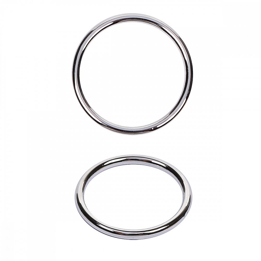 Кольца для бюстгальтера металл ⌀15.0 мм, 015 цв.никель, уп.100 шт