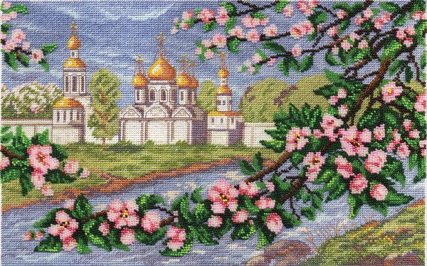 Набор для вышивания нитками Panna, Русь Белокаменная, 35х22 см