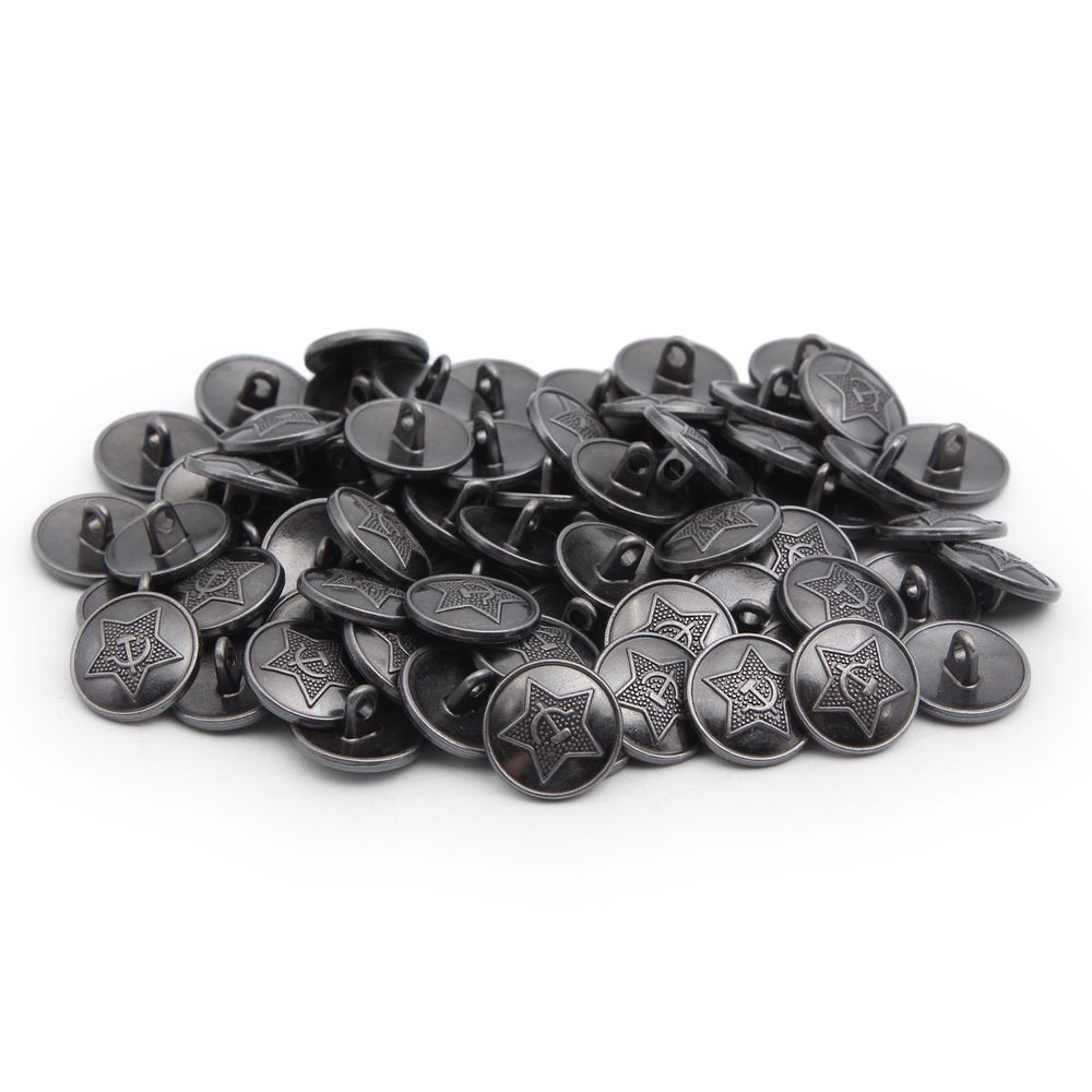 Пуговицы на ножке 24L (AS), 24 шт