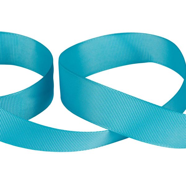 Лента репсовая (в рубчик) 25.0 мм / 45.5 метра, 092 бирюза, Gamma GR-25