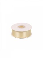 Лента атласная 1-сторонняя 25.0 мм / 22.5±1 метра, 3004 св.кремовый, Magic4Hobby