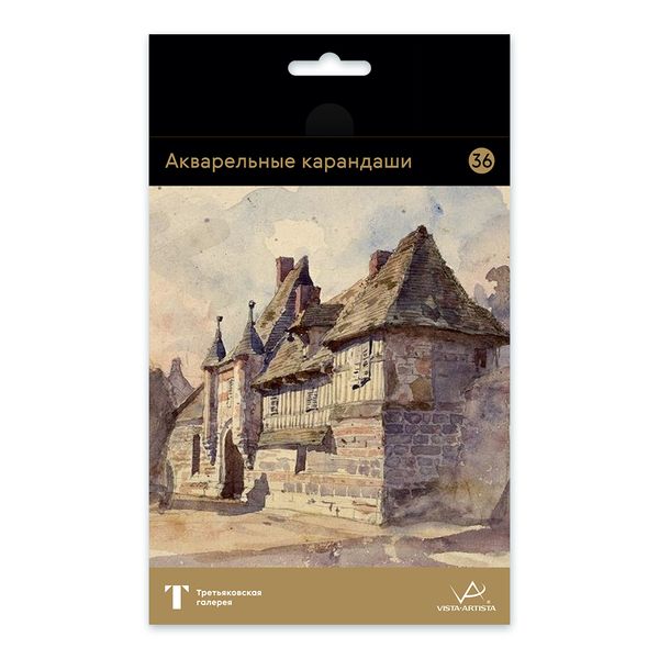 Карандаш акварельный набор заточенный 4х36 цв, 03 Поленов, Vista-Artista Extra Fine GTG-WPS-36