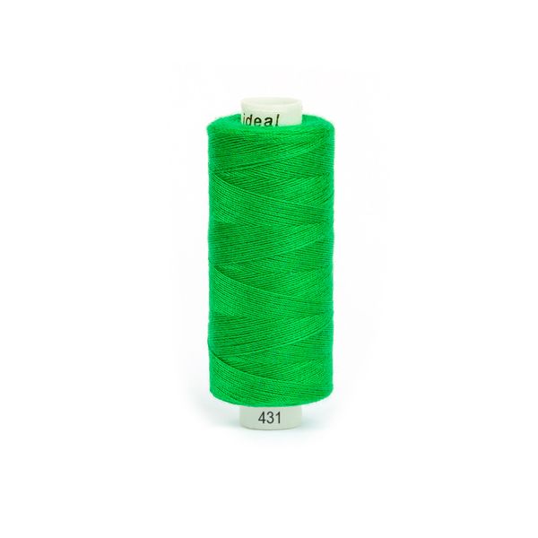 Нитки швейные бытовые Ideal 40/2, 366 м / 10 кат., 431 зеленый