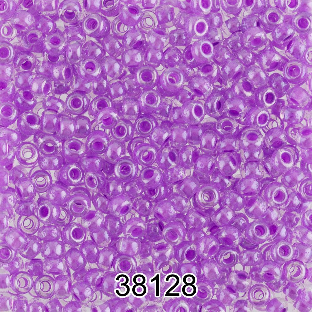 Бисер Preciosa круглый 10/0, 2.3 мм, 500 г, 38128 (Ф215) фиолетовый