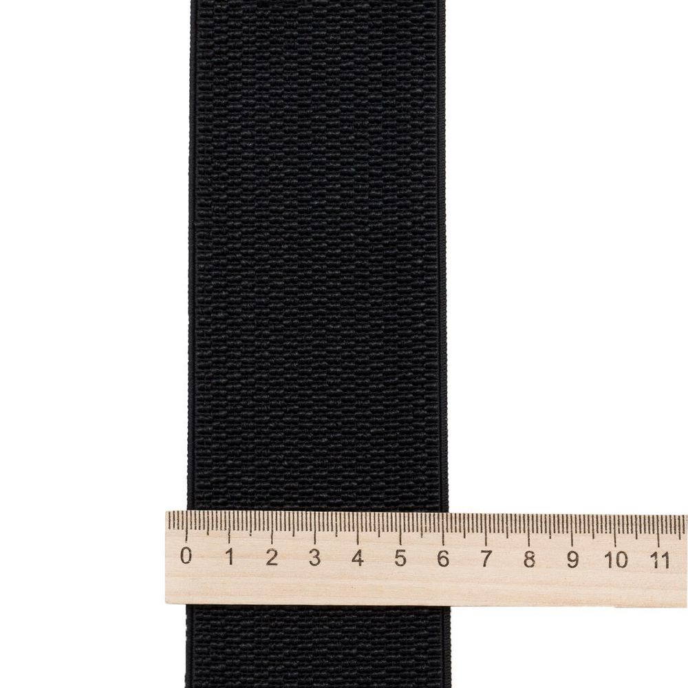 Резинка для подтяжек (помочная) 60.0 мм / 25 метров, 37.8 г/п.м., 580 черный, 6123-9257