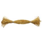 Шнур металлизированный ⌀1.0 мм / 30 метров, золото