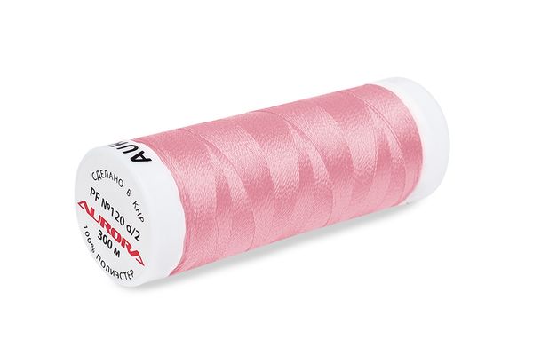 Нитки для креативных работ Aurora №120, 300 м, цв. PF103, 5 катушек