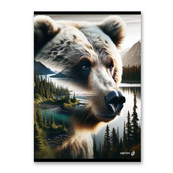 Тетрадь ученическая общая, A4 80 л. на скобе 65 г/м², белизна 100 %, 6 шт, клетка, 01347 Твой край, Светоч Т154