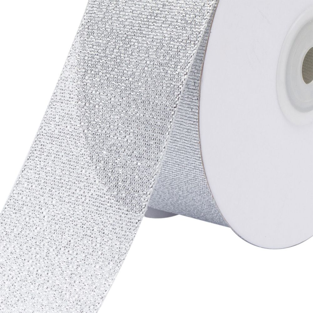 Лента металлизированная 38.0 мм, 32,9м 0080-0300 (серебро)