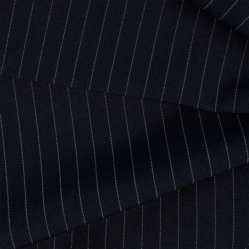 Габардин кач-во Фухуа 180 г/м², 150 см / 25 метров, в полоску, TBY.Gbf.st.24102.1.2, цв.02 т.синий