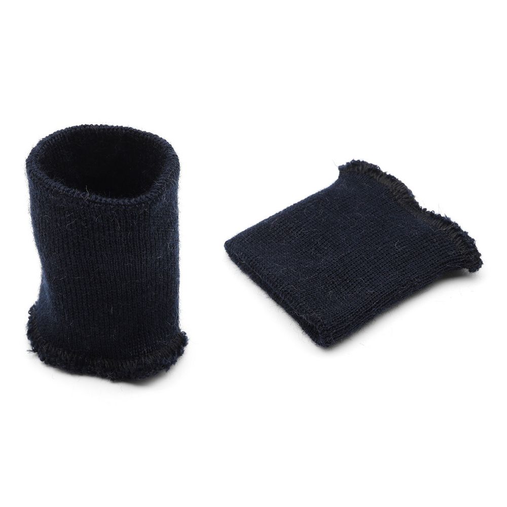 Манжеты трикотажные 6.0х7.0 см, 1 пара, тонкие малые 14 кл, 1х1, 078 синий