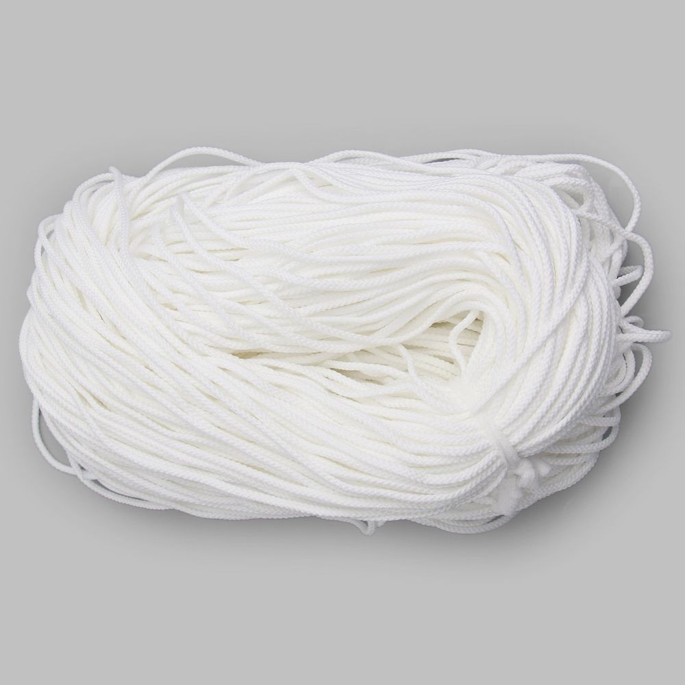 Шнур плетеный ⌀4.0 мм / 200 метров, 003 белый