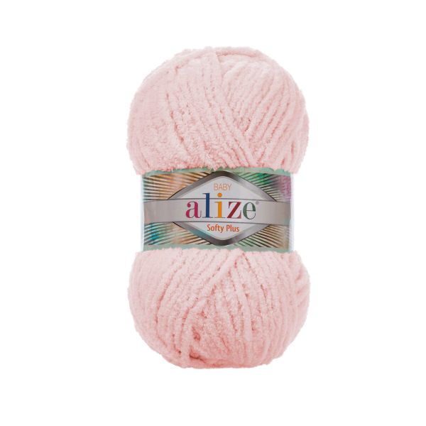 Пряжа Alize (Ализе) Softy Plus / уп.5 мот. по 100 г, 120м, 161 пудра A