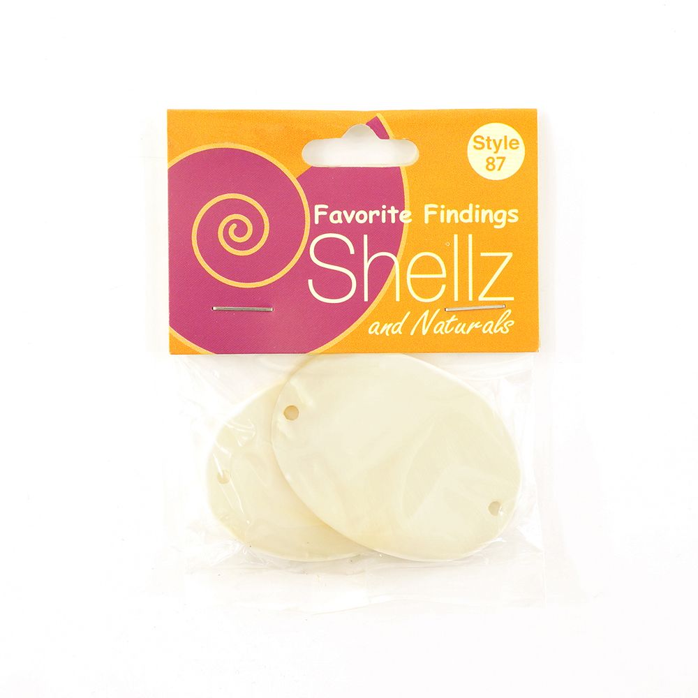 Пуговицы Shellz &amp; Natural Large Shell, 02 натуральный, 2 шт, Blumenthal Lansing