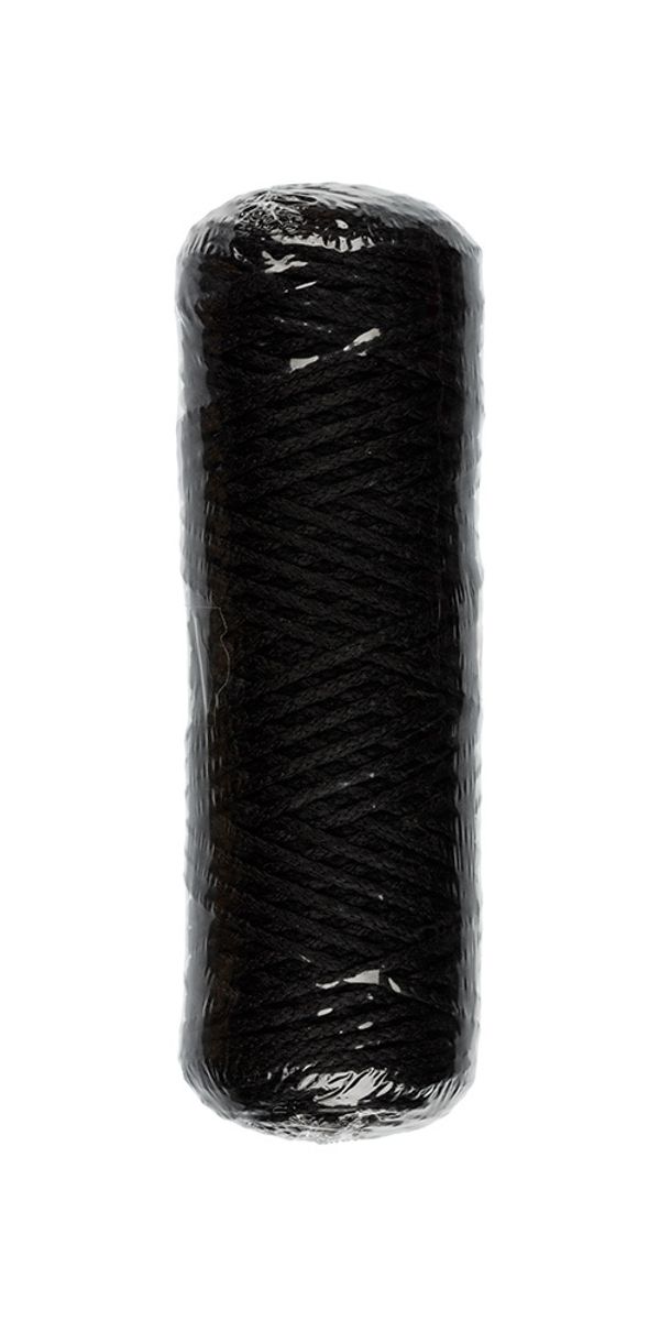 Шнур плетеный ⌀4.0 мм, 100 м, крупн. плетение, 310 черный, Gamma В-35