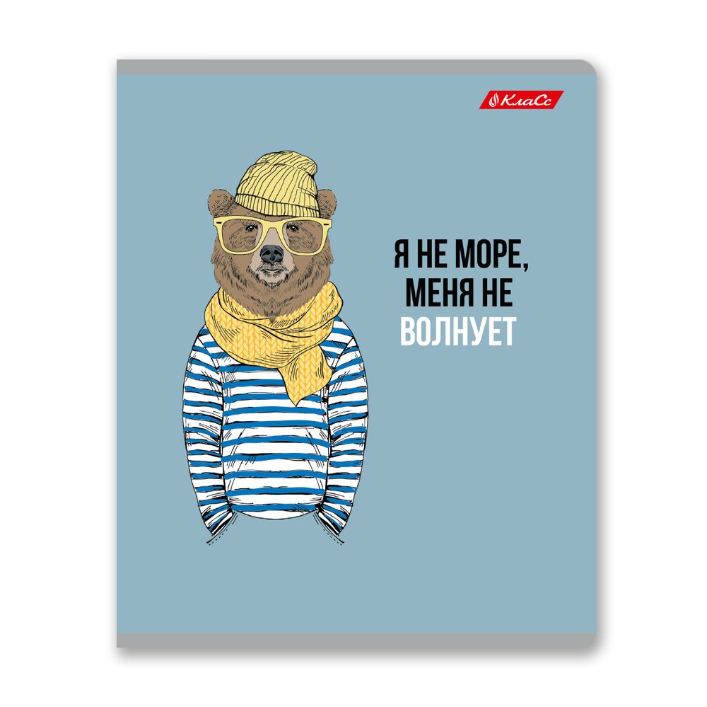 Тетрадь ученическая общая, A5+ 48 л. на скобе 65 г/м², белизна 100%, 10 шт, линия в термоусадочной пленке, 000764 Модный приговор, Светоч 48ТЕТл-001