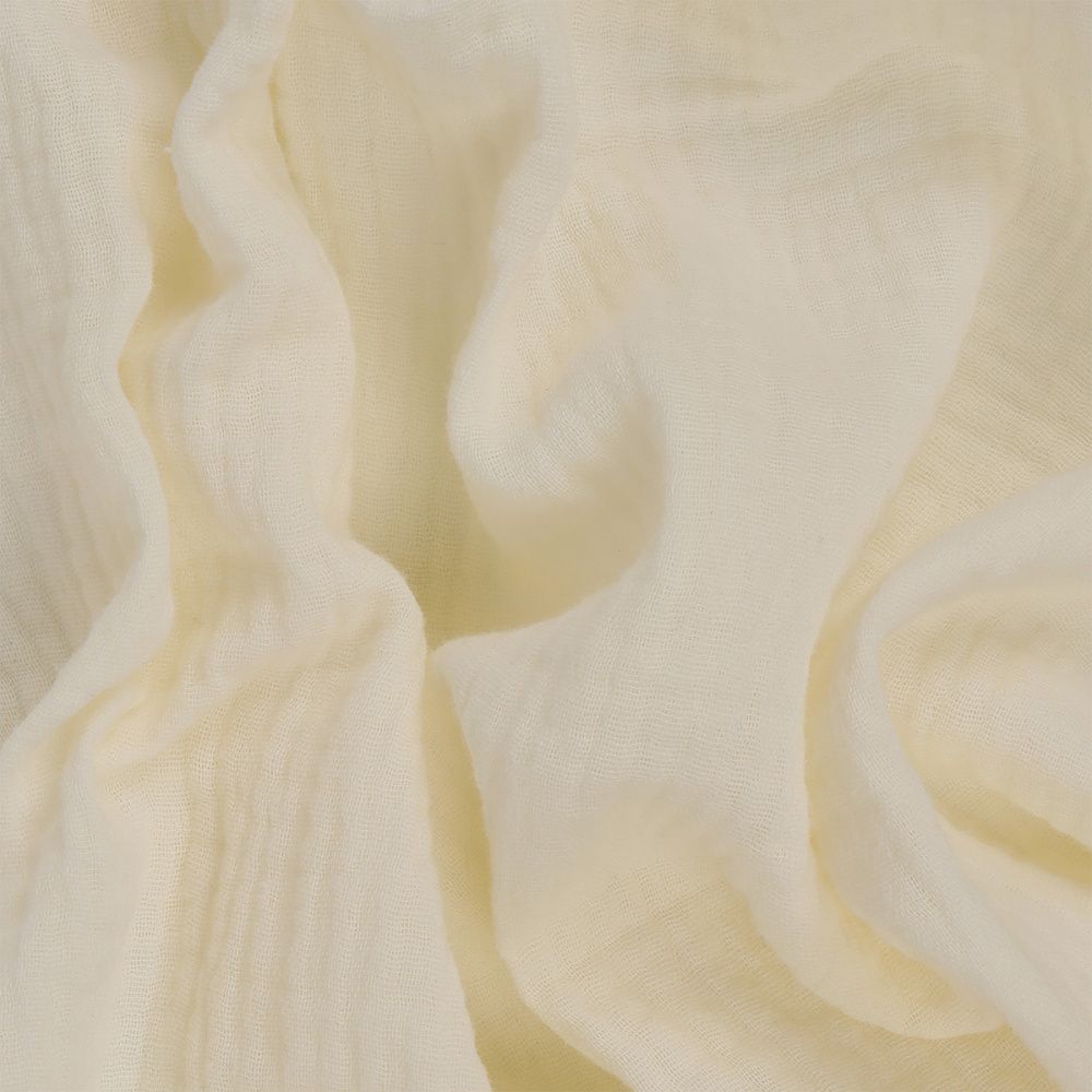 Муслин 125 г/м², 130 см / 25 метров, TBY.Mus.24723.06, цв.06 молочный