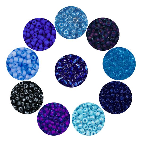 Набор бисера 11/0 ассорти №20 в тубе, 10 цветов, Astra&Craft