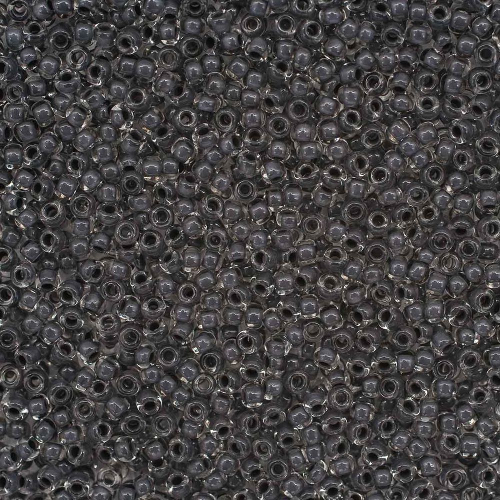 Бисер Preciosa прозрачный с цветн. центром 10/0 (2.3 мм), круг.отв, 20гр, уп.5 шт