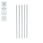 Спицы чулочные металл ⌀5.0 мм, 35 см, с покрытием, Gamma KN-35