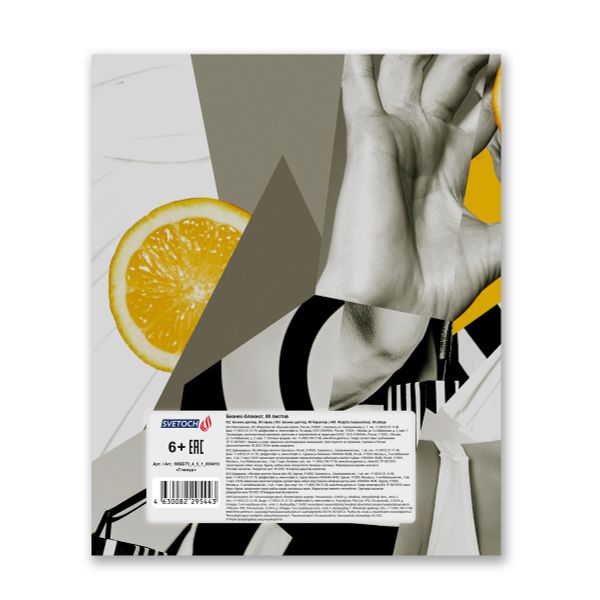 Бизнес-блокнот, матовая ламинация + выборочный лак, A5+ 80 л. 18 шт, клетка, Гламур 000410, Светоч 80ББТ5_4_5_1