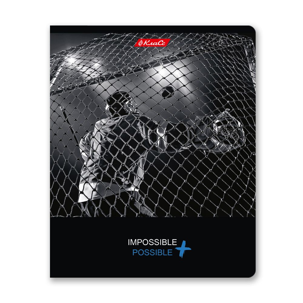 Тетрадь ученическая общая, A5+ 96 л. на скобе 60 г/м², белизна 100%, 5 шт, клетка в термоусадочной пленке, 000781 Трус не играет в хоккей, Светоч 96ТЕТк-001