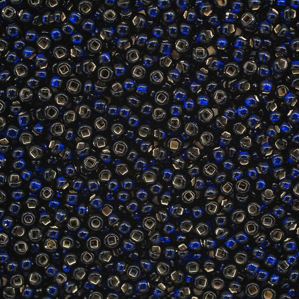 Бисер Preciosa прозрачный, серебряный центр 10/0 (2.3 мм), 100 г (5х20 г), цв. 37110С